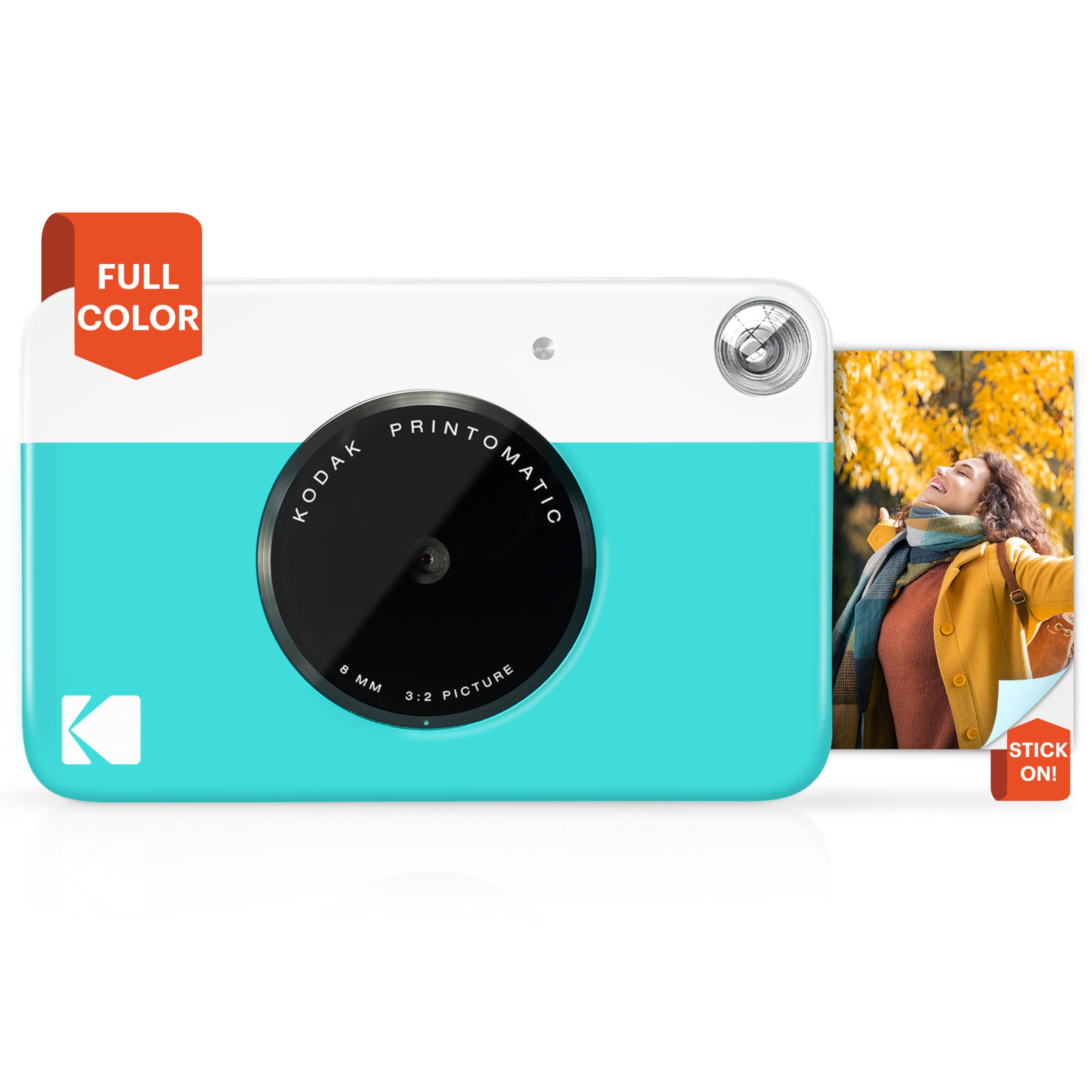 KODAK Printomatic Full-Color Instant Print Digital Camera, Zink 2x3" (5.1x7.5 cm