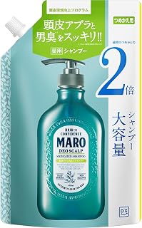 MARO DX Men’s Medicated DeoScalp Shampoo, Quasi-Drug Refill, 27.6 fl oz (800 ml), Double Size, Large Capacity
