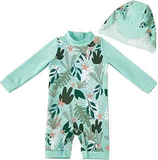UMELOK - One Piece Swimsuit Set with Sun Protection UPF50+