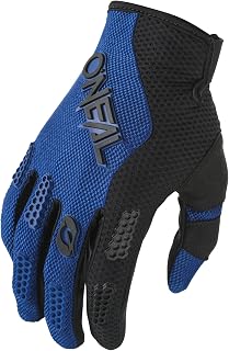 O'NEAL Motorcycle & Motocross Gloves | MX MTB FR Downhill | Fit, Air Permeable Material | Element RACEWEAR V.24 Glove | Adults | Black Blue | Size L