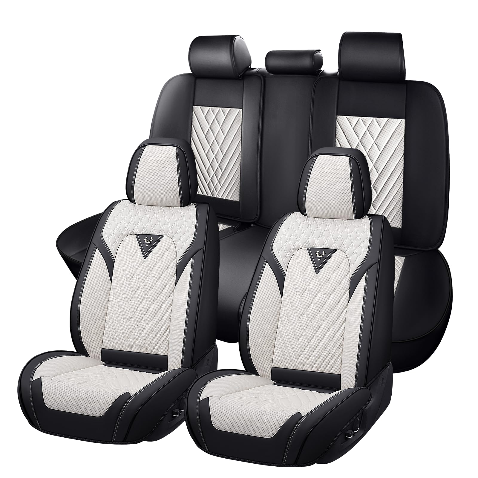 Car Seat Covers for Ford F-250 2000-2026 Leather Full Set