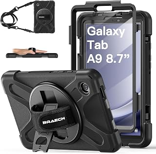 BRAECN Funda Tablet para Samsung A9 - Samsung Galaxy Tab A9 8.7" 2023 Negro