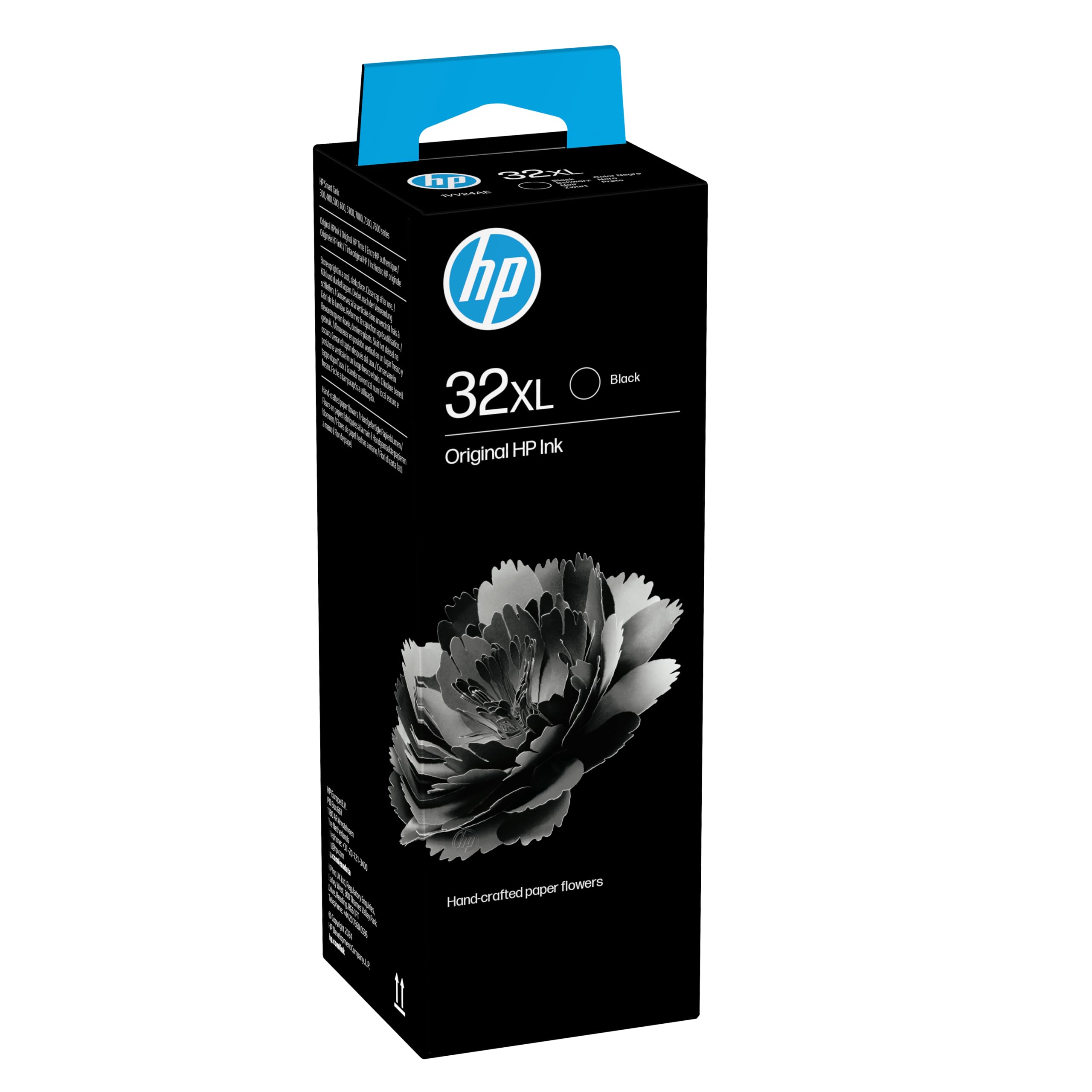 HP 32XL Black Original Ink Bottle, High Yield | Compatible with HP Smart Tank 30