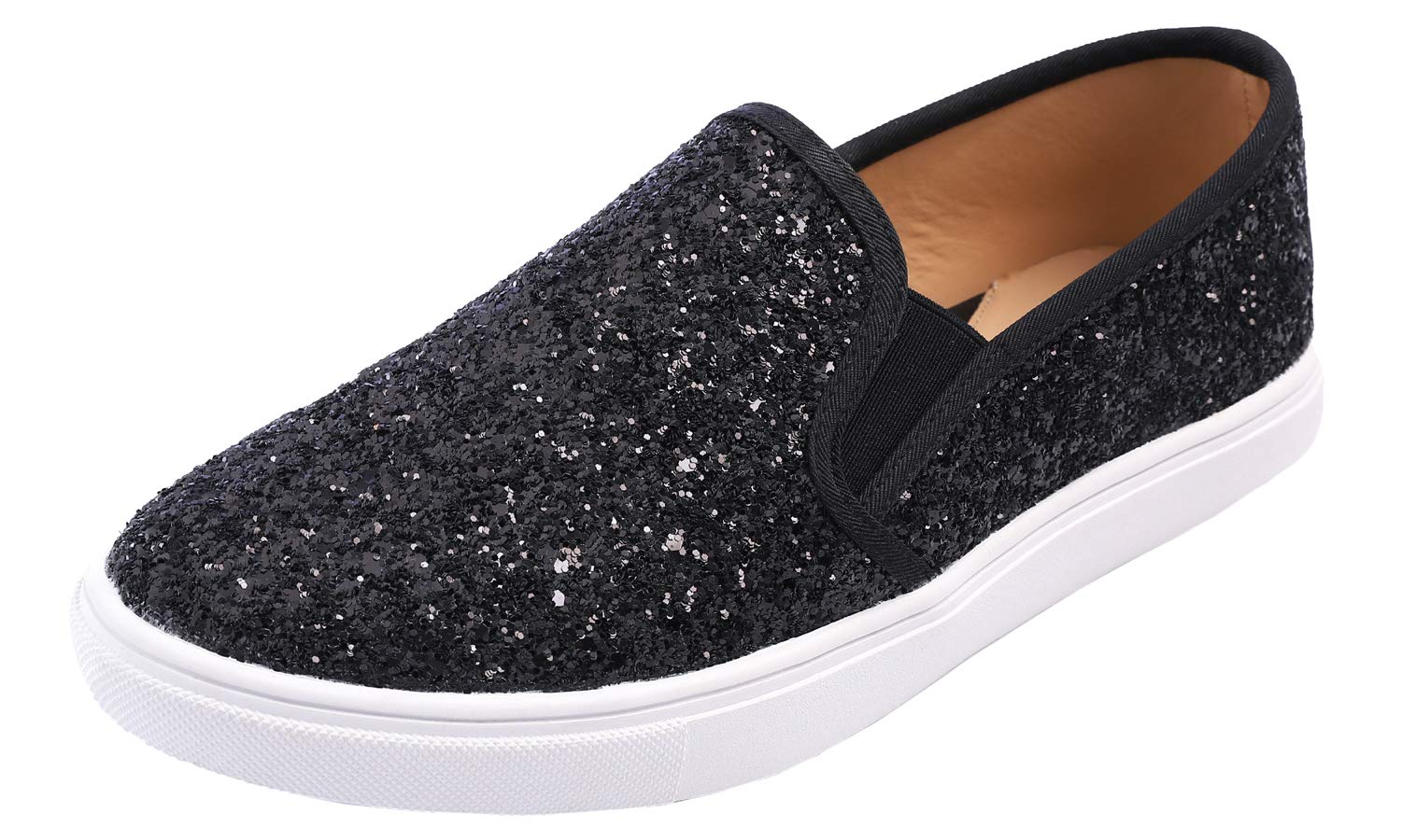 Feversole Women's Fashion Slip-On Sneaker Casual Flat Loafers, Fashion Slip-on S