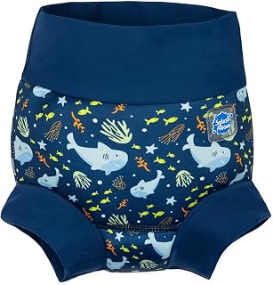 Splash About Happy Nappy Swim Diaper, Shark Reef, 2-3 Years