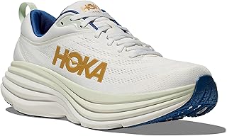 HOKA Bondi 8 Shoes Code 1123202-FTG, White Gold Blue, 42 2/3 EU