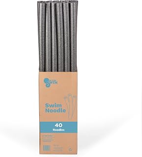 In The Swim Pool Noodles – Soft Large Foam Noodles | for Extra Buoyancy - Floating Training Device, Exercise Aid, Pool Toy