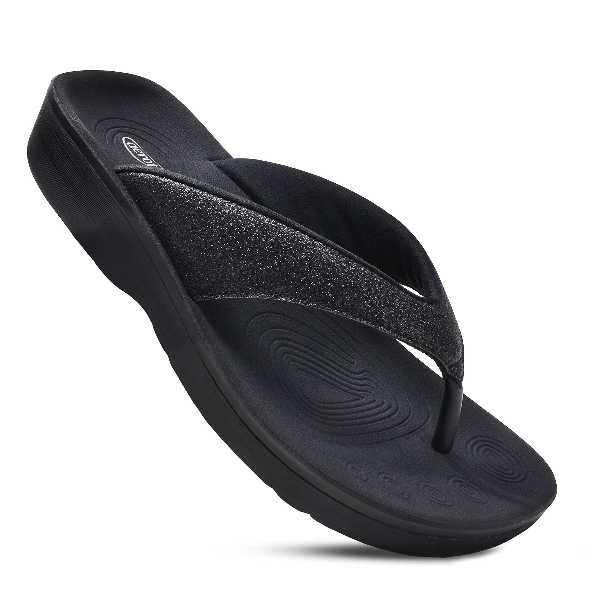 AEROTHOTIC Original Orthotic Comfort Thong Style Flip Flops Sandals with Arch fo