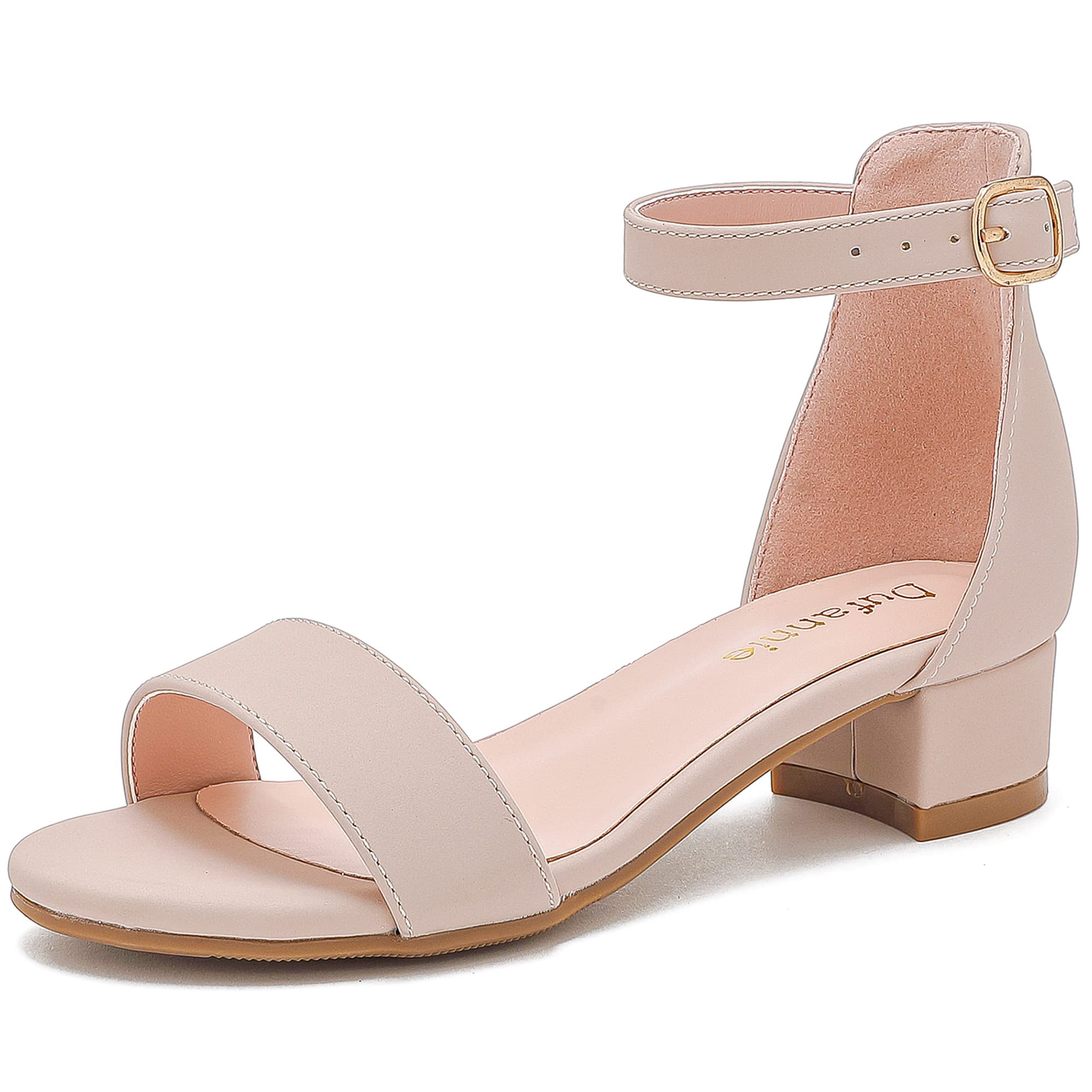 Dufannie Girls Heels Sandals Girls Dress Shoes for Toddler Little Big Kids | Ope