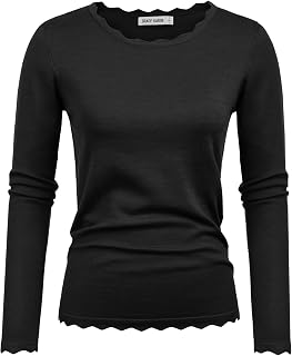 GRACE KARIN Long Sleeve Fall Sweaters for Women Trendy Business Casual Tops