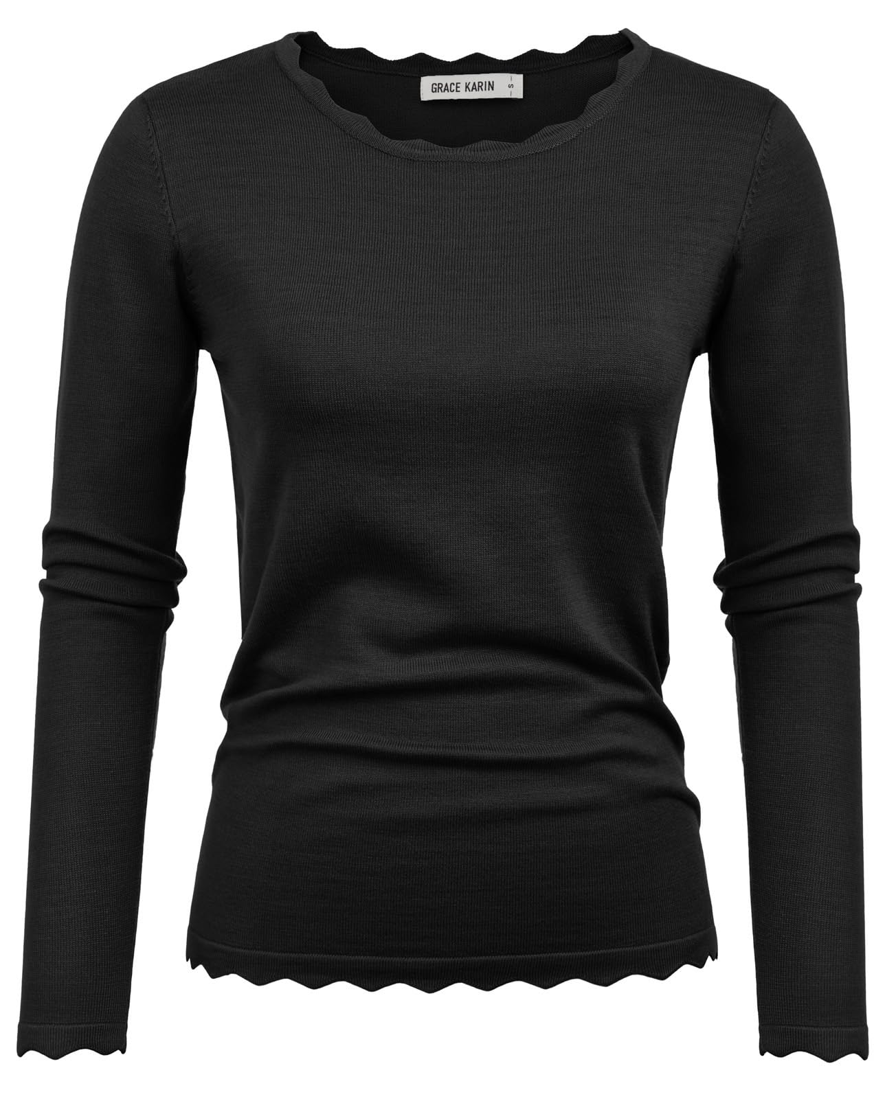 GRACE KARIN Long Sleeve Fall Sweaters for Women Trendy Business Casual Tops