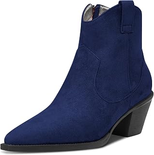 Saekcted Women's Medium Heel Heel 6.5 cm Heels Pointed Toe Ankle Boots Riding Slip-on Boots Zipper Party Office Sexy