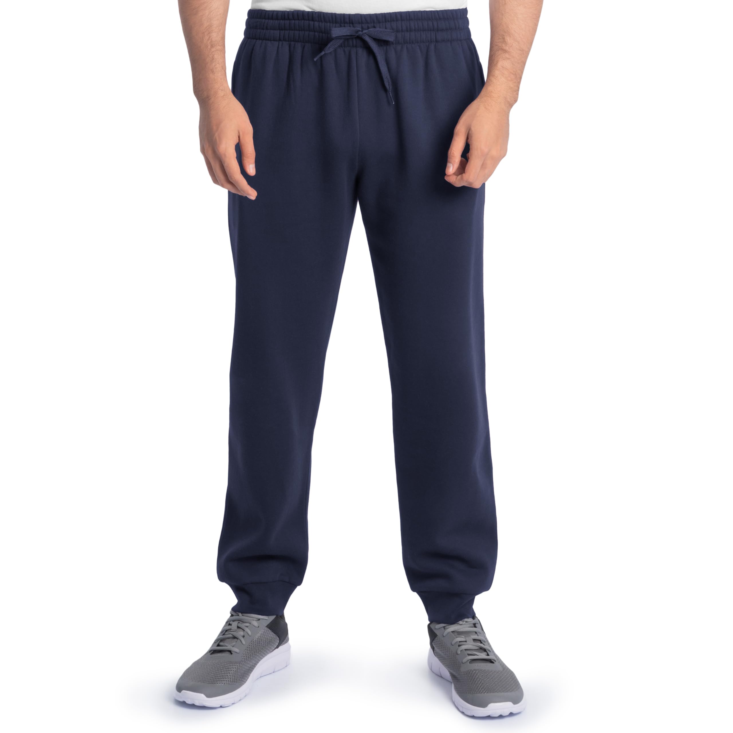 Fruit of the Loom Eversoft Men's Elastic Fleece Sweatpants with Pockets, Relaxed