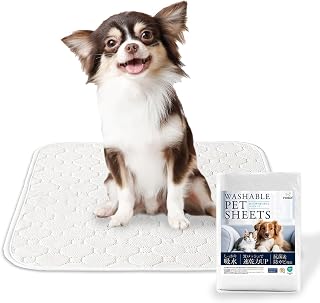 【Instant Absorption Model × Developed with Animal Nurses】Washable Pet Sheet 2-pack, for Dogs and Cats, Quick Dry 3D Mesh, Reusable Dog Training Pad [Antibacterial and Mold-Proofing with Silver Ions