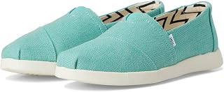 TOMS Women's Flame Heritage Canvas Sneaker, Black, 41 EU