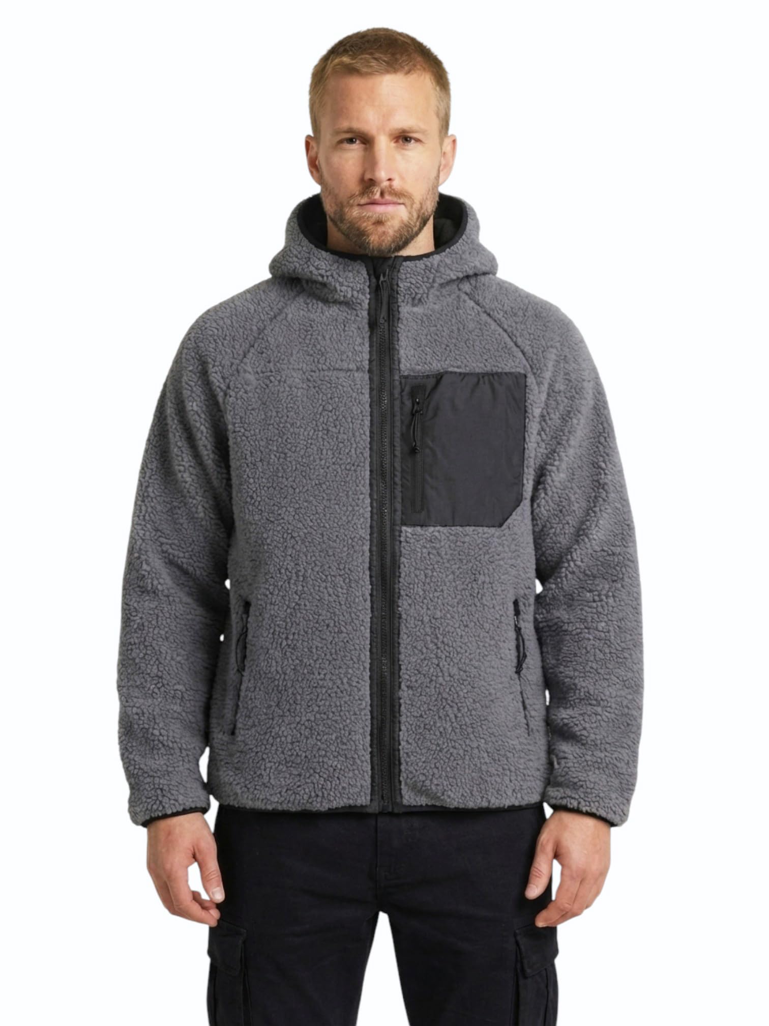 Brandit Teddyfleece Work Jacket 15y. *Limited Edition* Jacket Men, anthracite, 3