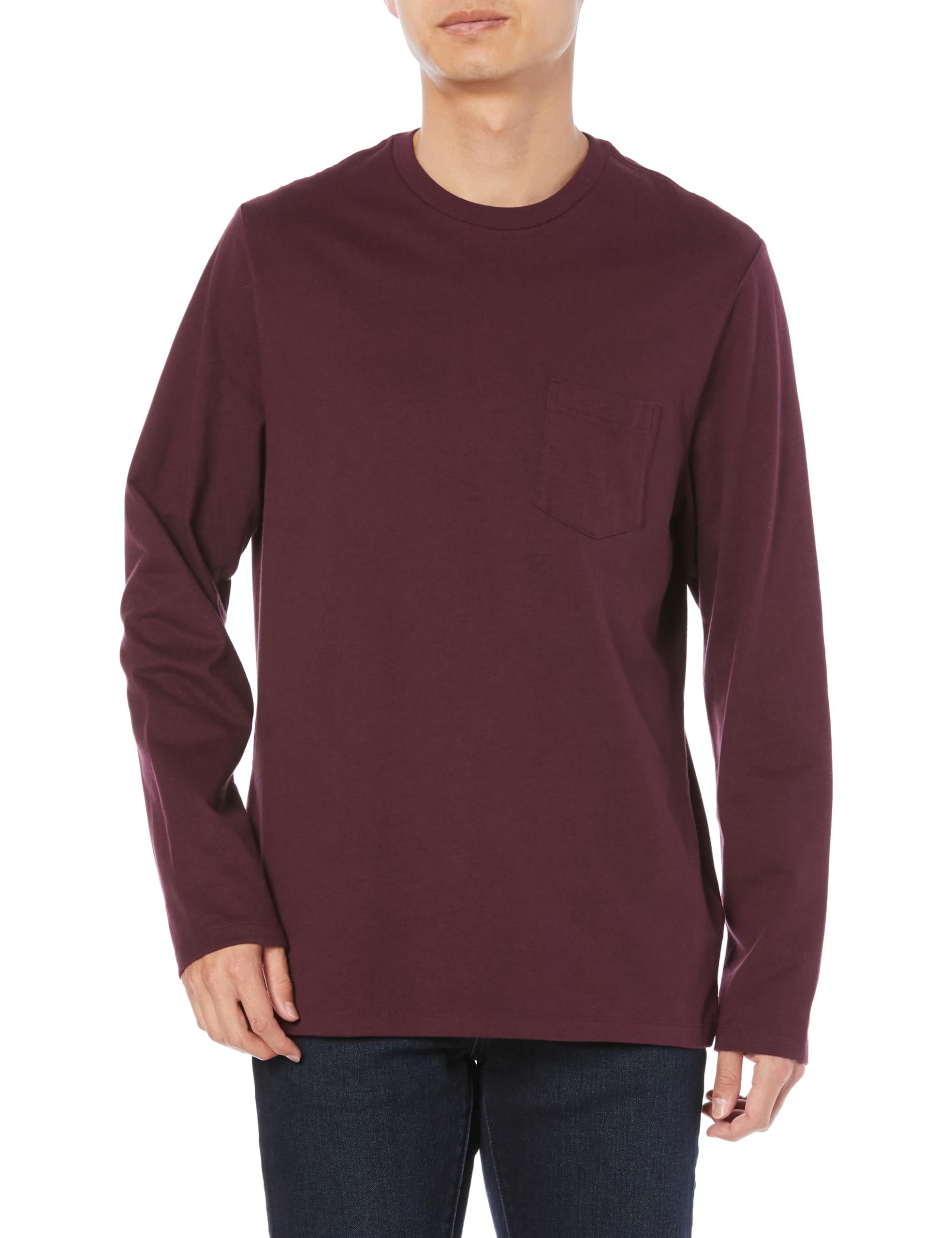 Amazon Essentials T-Shirt, Regular Fit, Long Sleeve, Men's