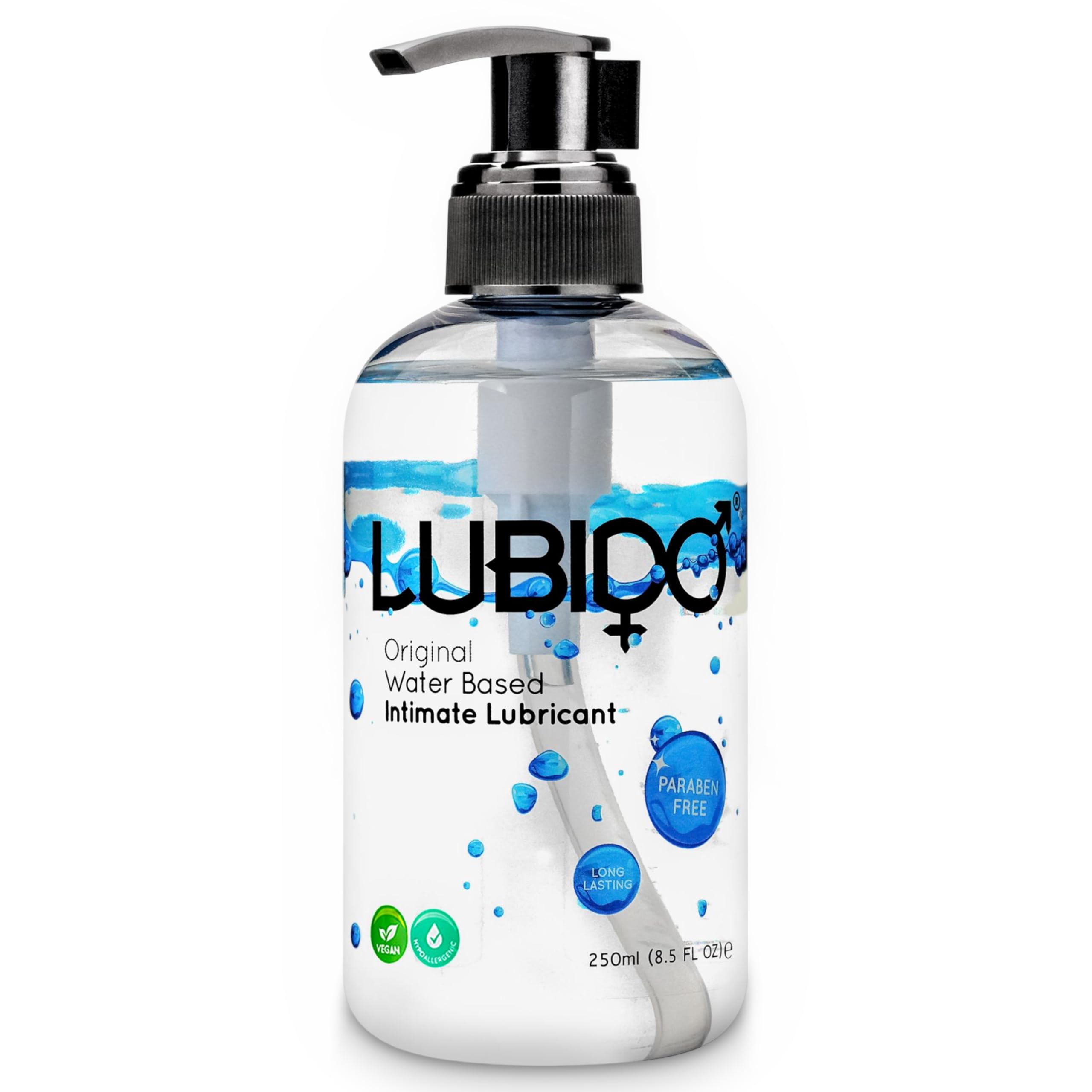 Lubido Original Water-Based Intimate Lubricant Gel Paraben Free - 250ml