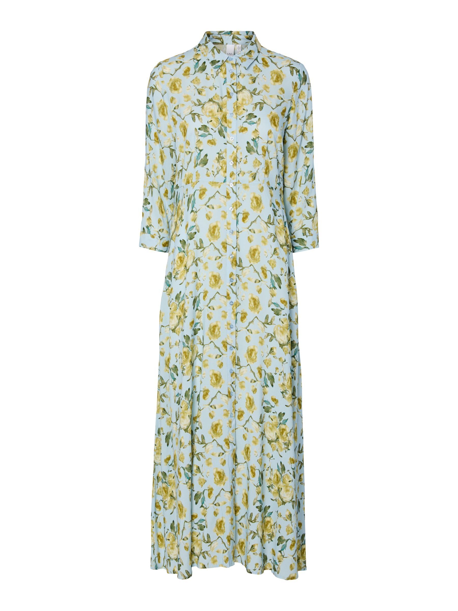 YAS Yassavanna S. Noos Women's Long Shirt Dress