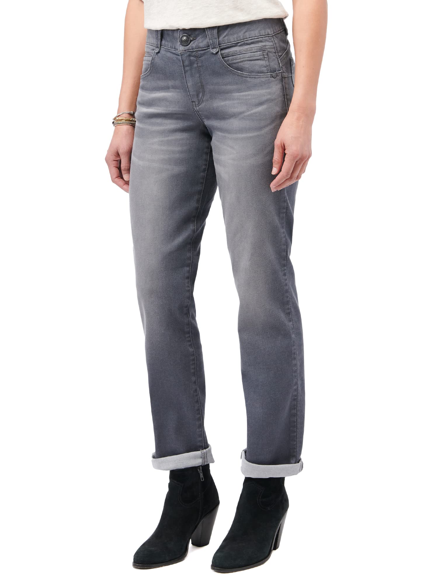 Democracy Plus Size Ab Solution Straight Leg Jean Women's Jeans