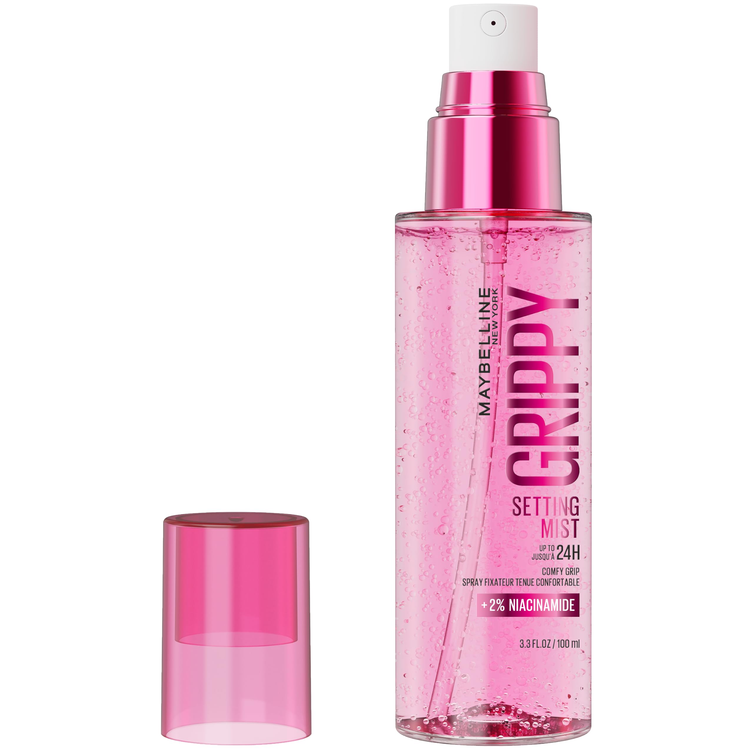 Maybelline Grippy Setting Spray, Setting Mist UpTo 24Hour Wear & Hydration | Wit