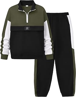 GEMLON ボーイズ 服 ハーフジップ トップス カラーブロック 2ピース ボーイズ 衣装 サイズ 6-14