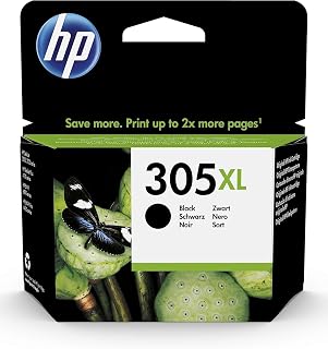 HP 305XL Black, Original Ink Cartridge, High Capacity | Compatible with DeskJet 2700, 4100, Envy 6020 Series, 6030, 6420, 6430, 240 Pages (3YM62AE)
