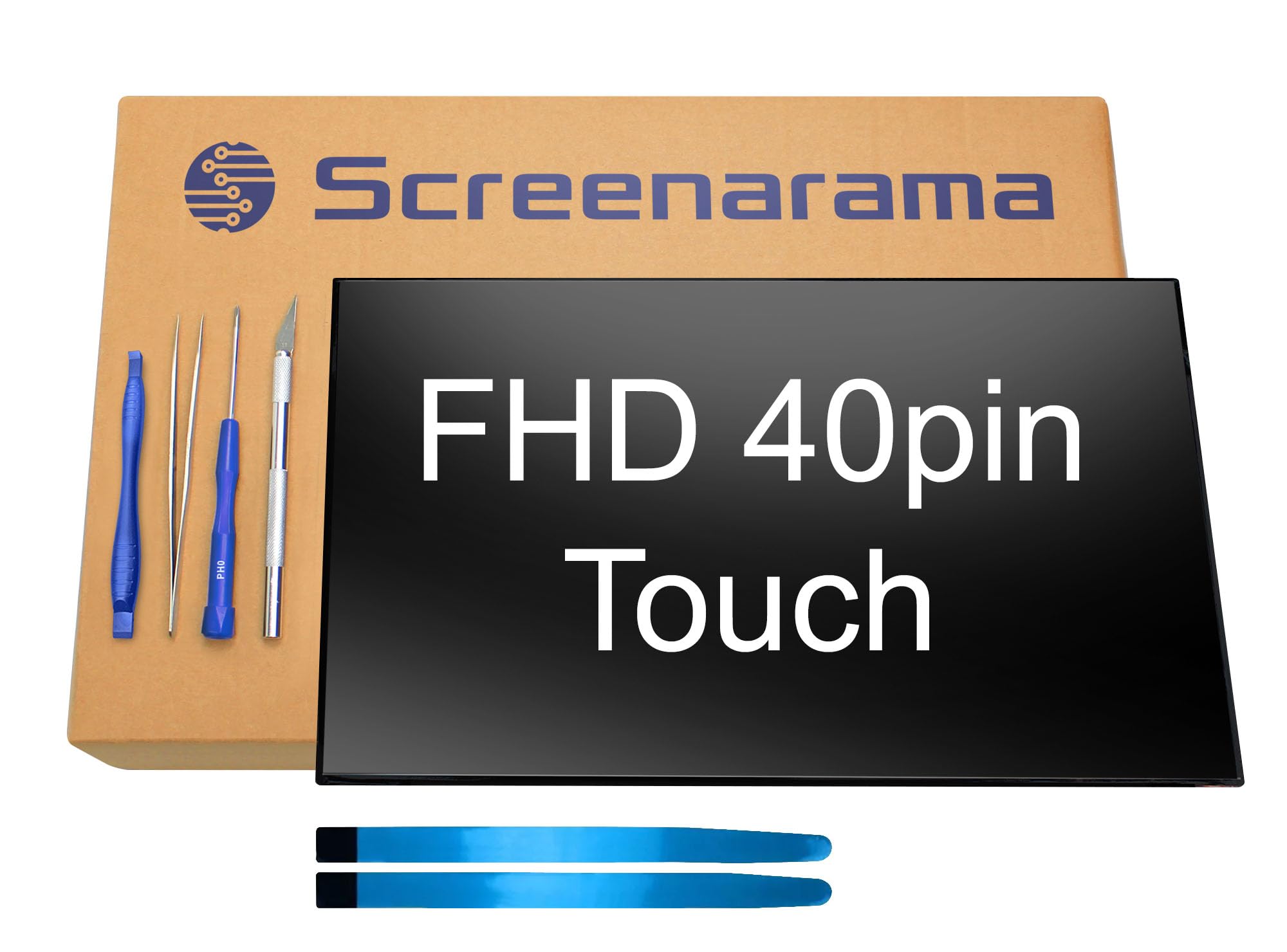 SCREENARAMA New Touch Screen Replacement for BOE NV140FHM-T02 | 40pin Touch FHD 