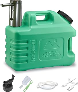 UPWOIGH 3.5 Gallon Water Jug with Rechargeable Touch Pump
