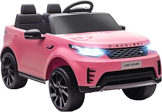 AIYAPLAY Land Rover Discovery Licensed 12V Electric Car for Kids Pink