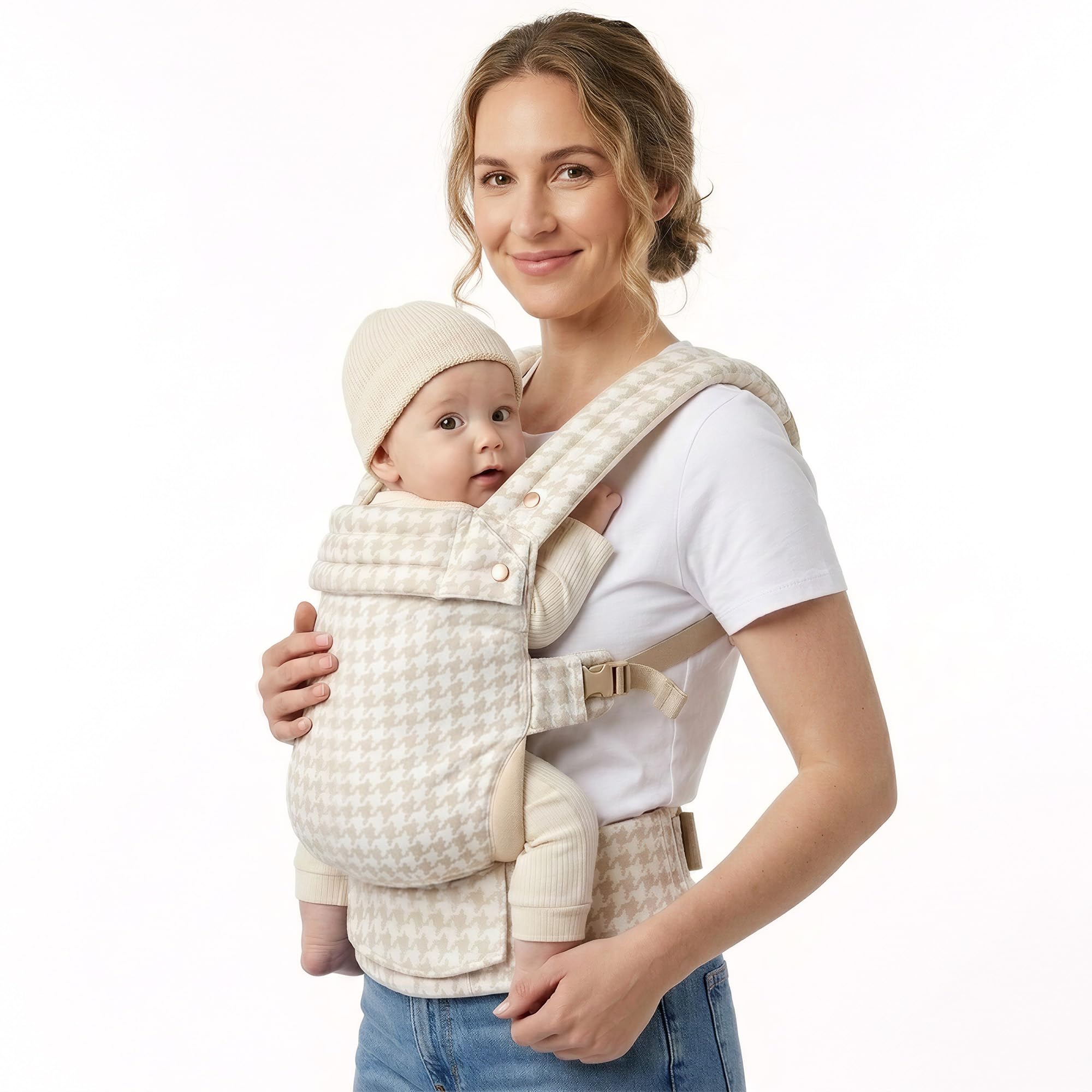 Baby Carrier Newborn to Toddler,Cotton Infant Carrier,7-40lbs Baby Carrier | 100