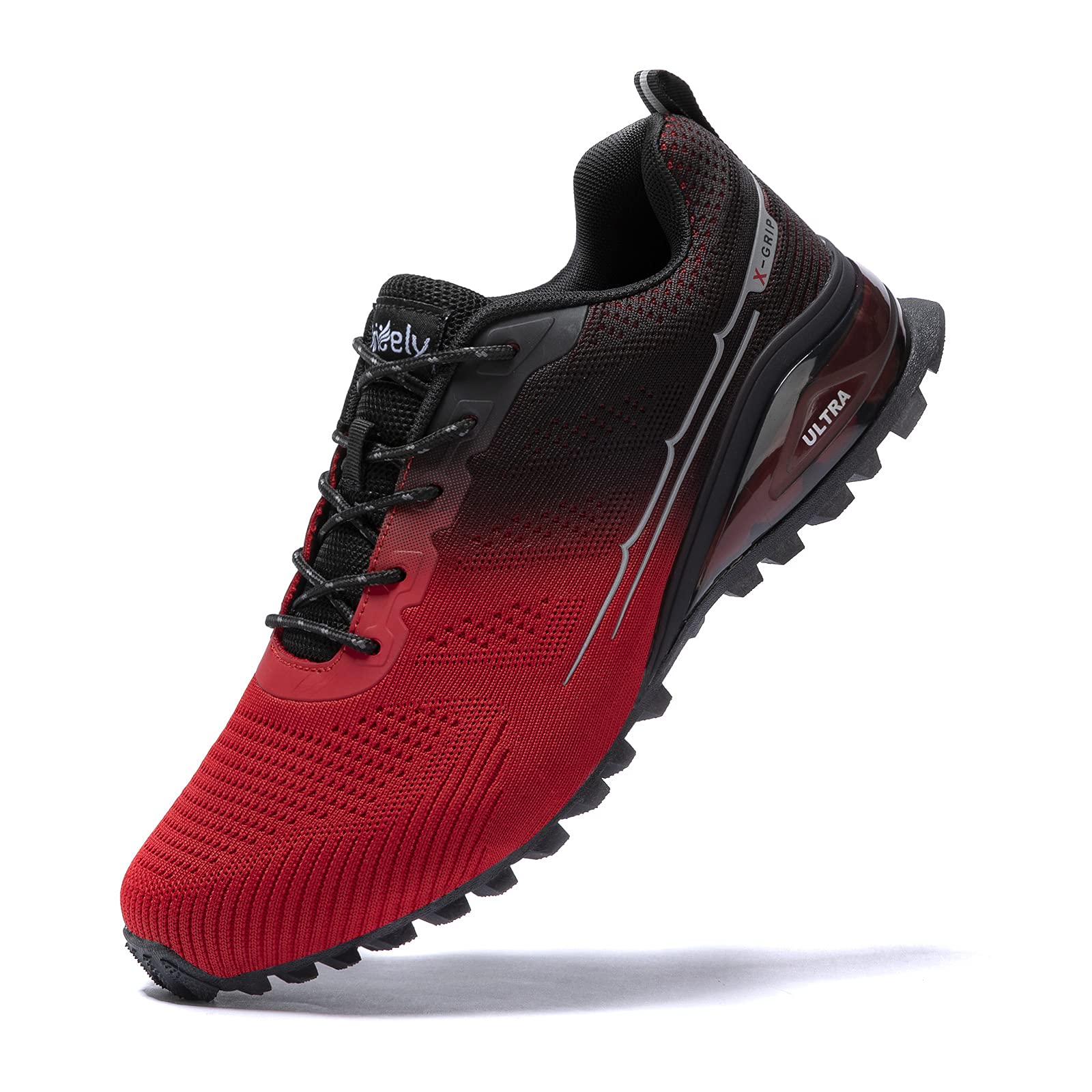 Kricely Men’s Trail Running Shoes, Lightweight, Breathable Hiking Boots, Non-Sli