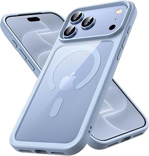 JETech Magnetic Cover for iPhone 18 Pro, Glacier