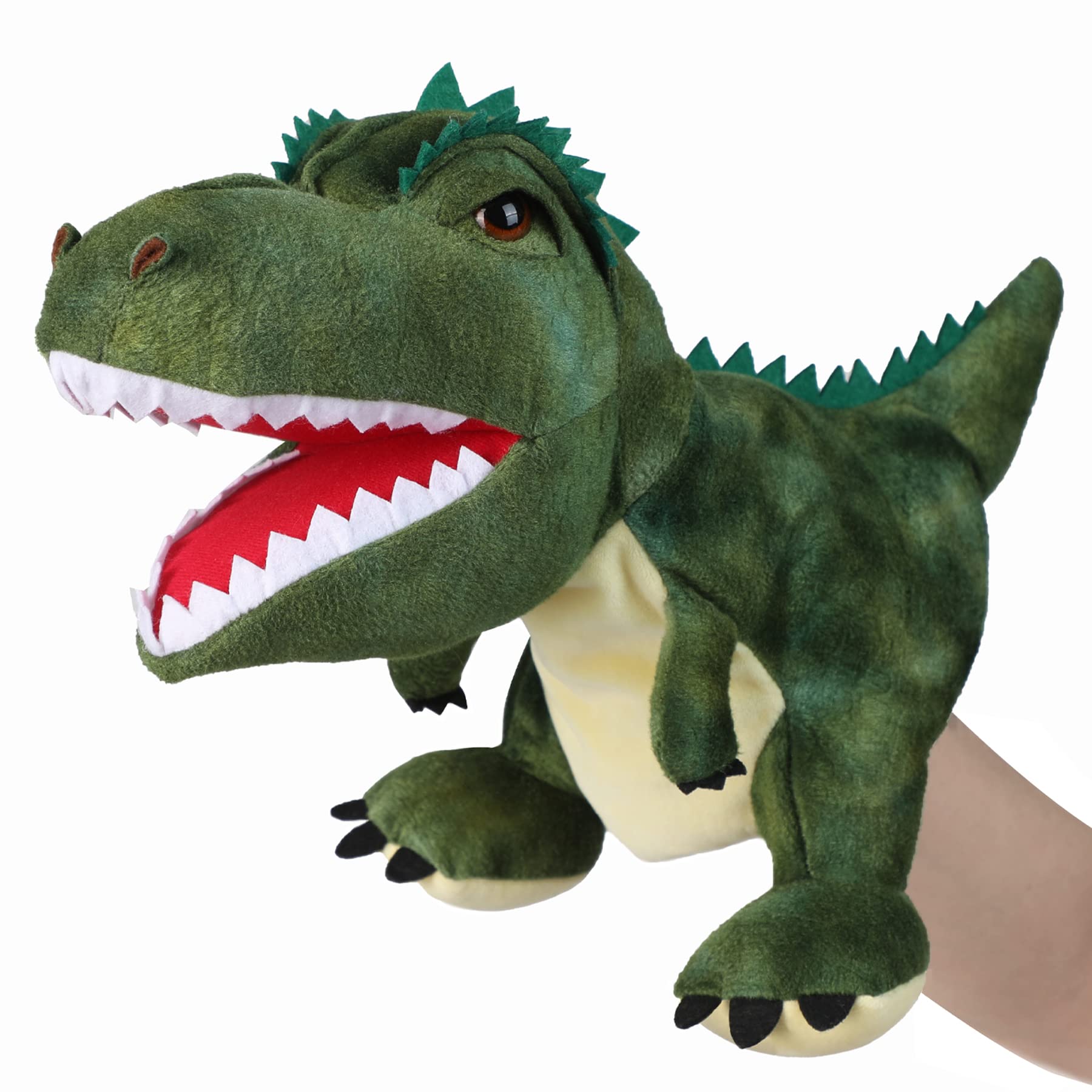 Hand Puppets Dinosaur Puppets for Kids, Dinosaur Toys for Boys Girls, Plush Dino