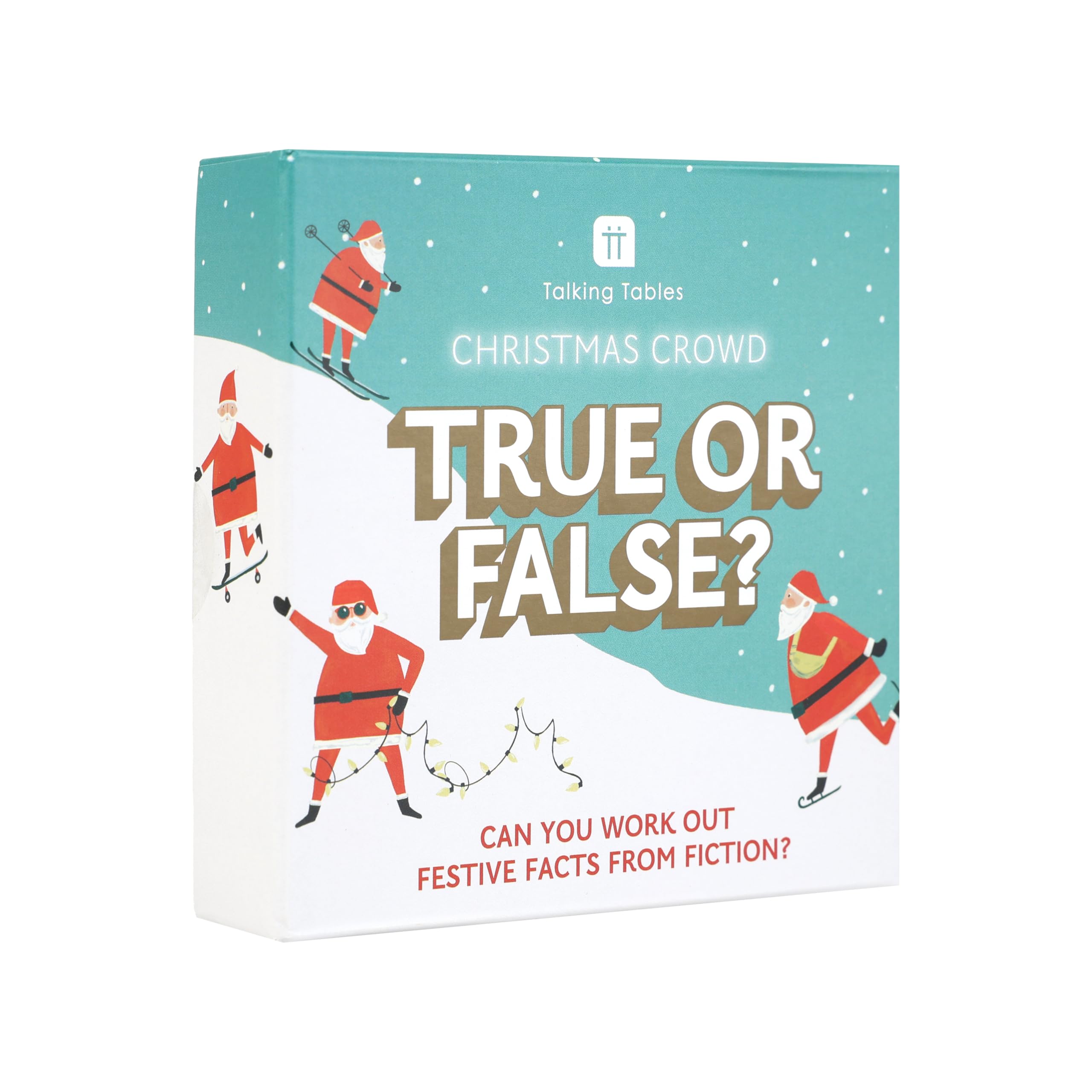 Talking Tables Christmas True or False Game with Paddles– Festive Dinner Party G
