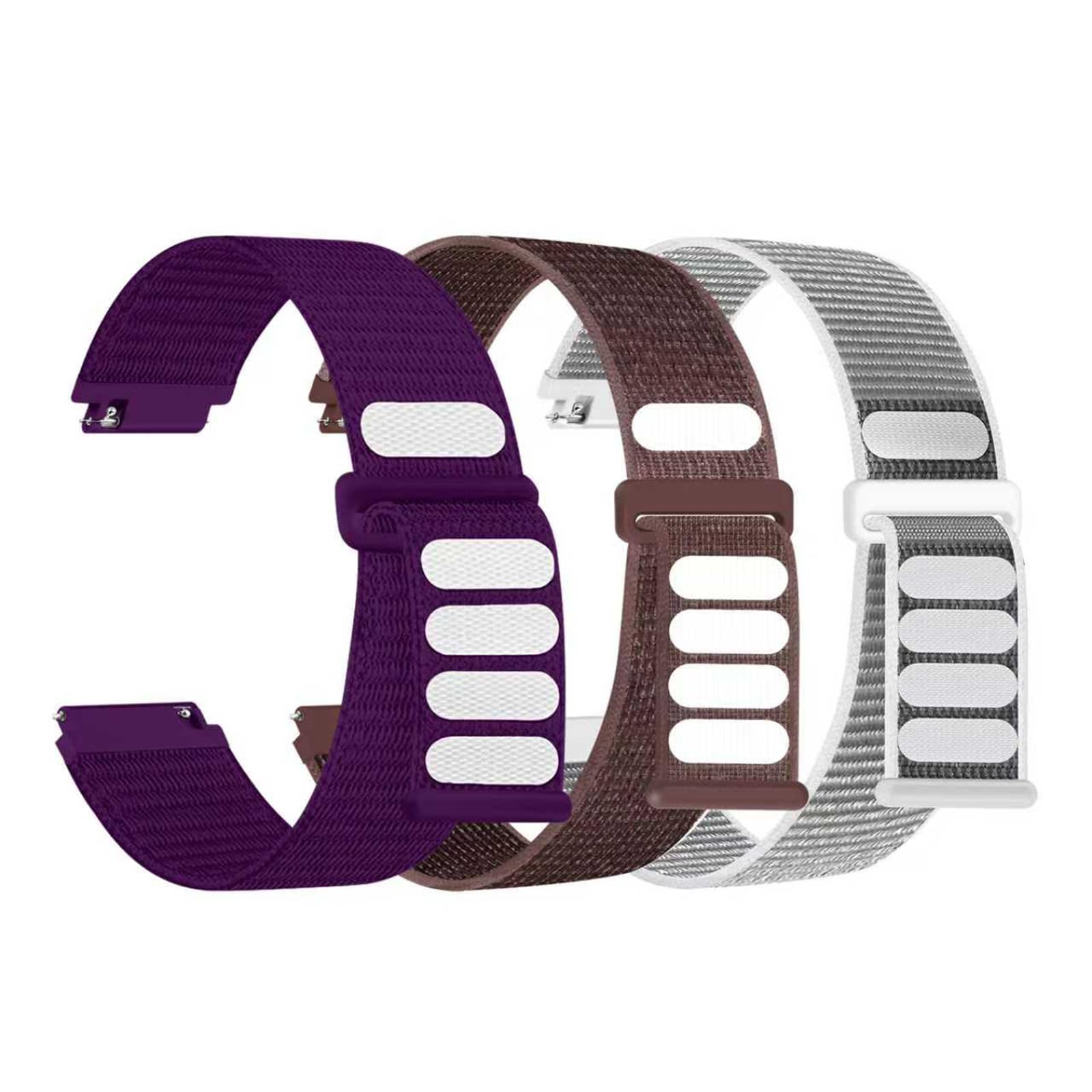 20mm 22mm Nylon Watch Strap Quick Release Replacement Adjustable Elastic Fabric 
