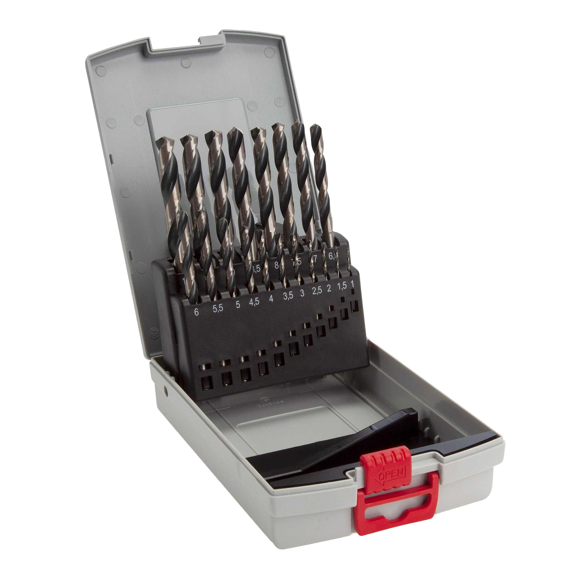 Bosch Professional 19-piece PointTeQ HSS Twist Drill Bit Set (for Metal, ProBox,