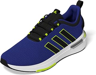 Adidas Men's Racer TR23 Sneaker, Carbon/Core Black/Team Royal Blue