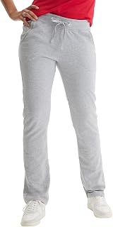 Hanes Women's French Terry Pants, Pocket Lounge Pants for Women, Lighter-Than-Fleece Loungewear, 31”