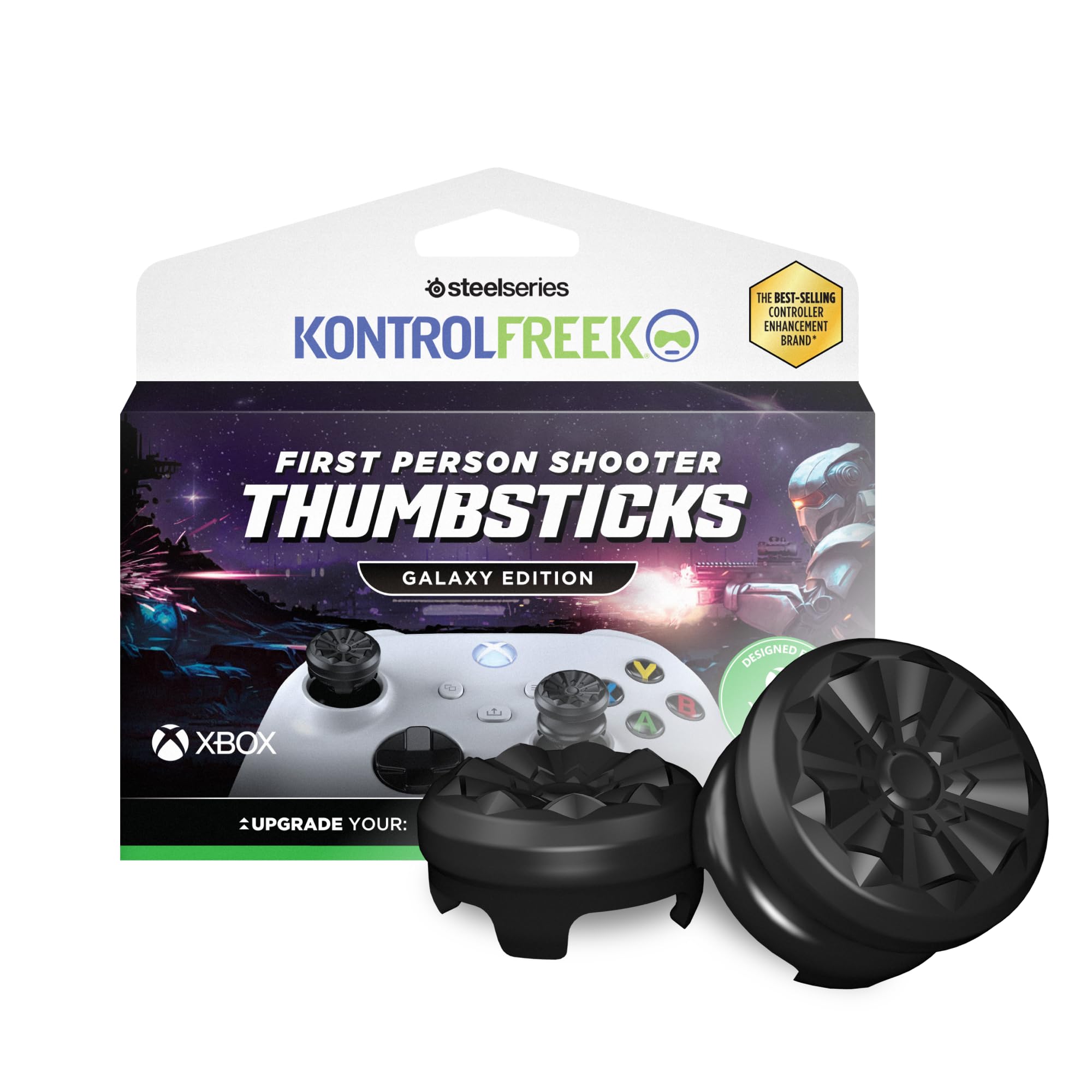 KontrolFreek FPS Freek Galaxy Black for Xbox One and Xbox Series X Controller | 