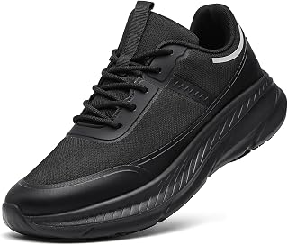 Men's Kitchen Shoes for Women Non-Slip Work Shoes Professional Waterproof Chef Shoes for Men Comfortable Padded Sports Non-Slip No Steel Toe