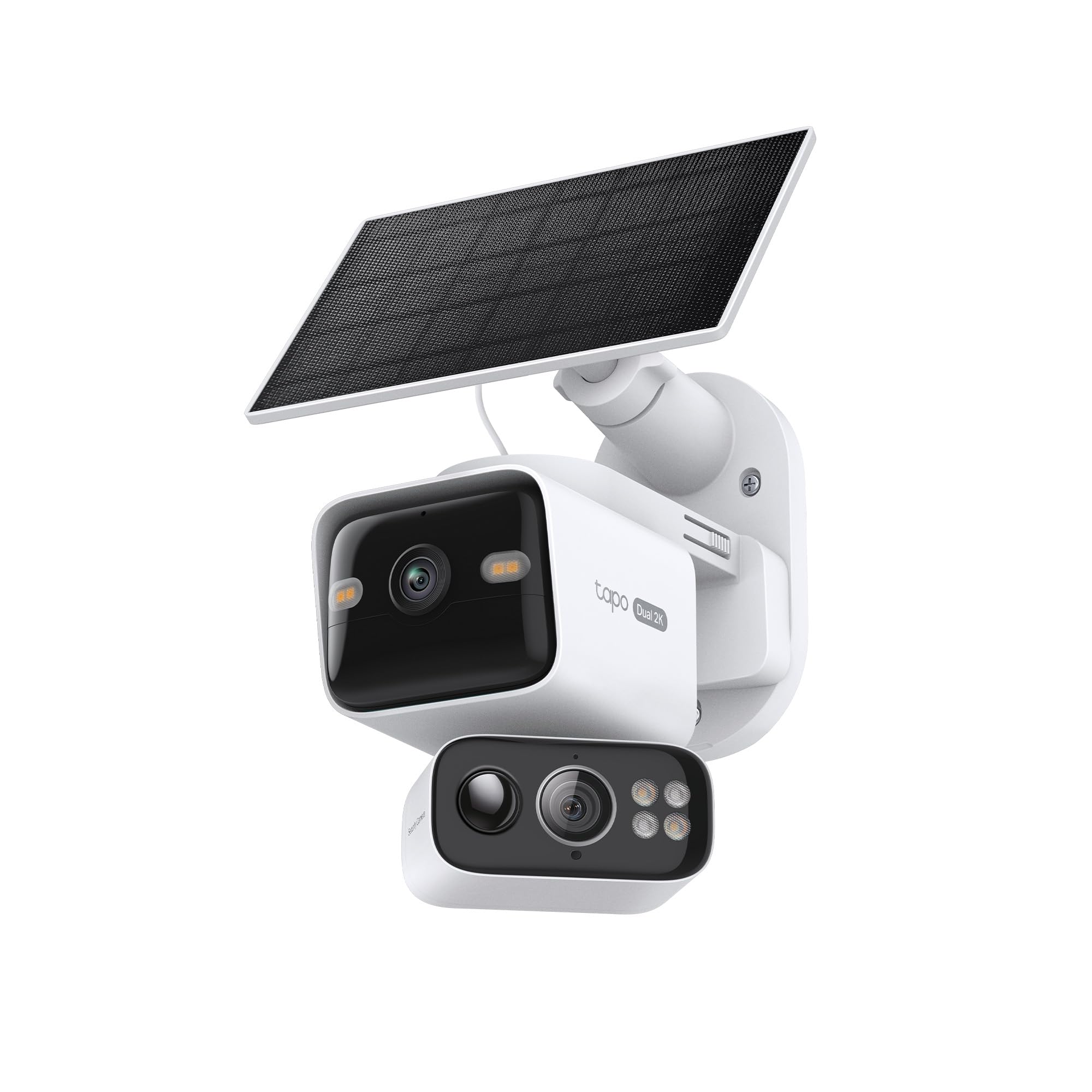 Tapo 2K Dual Lens Pan/Tilt Security Battery Camera w/Solar, C645D KIT | 165° Wid
