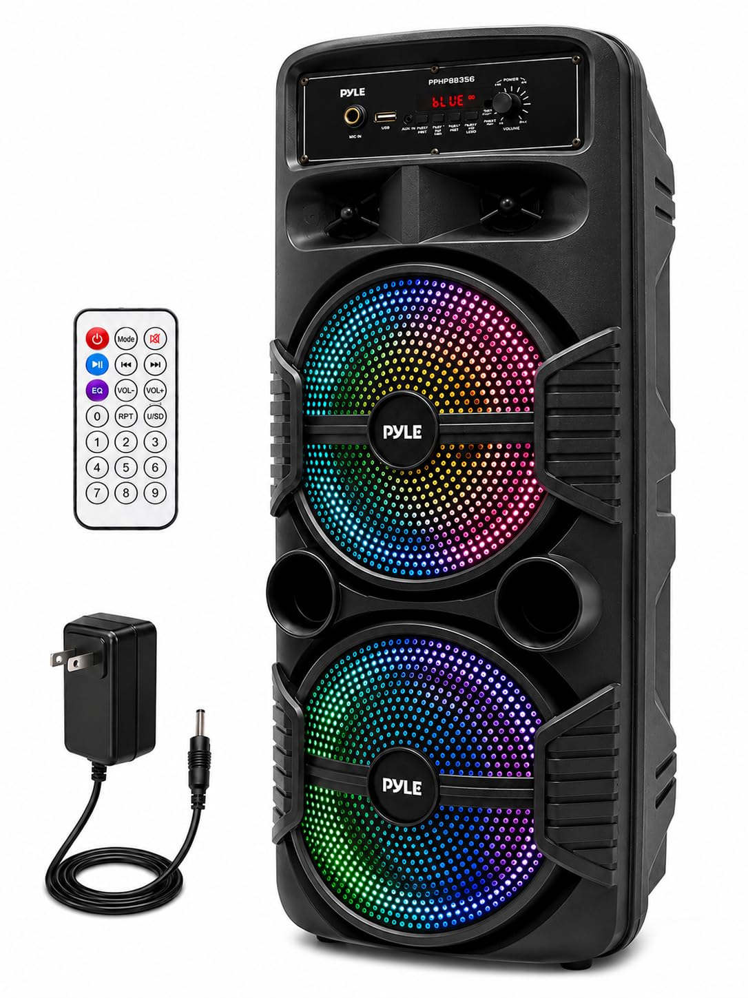 Portable Bluetooth PA Speaker System - 600W Rechargeable Outdoor Bluetooth Speak