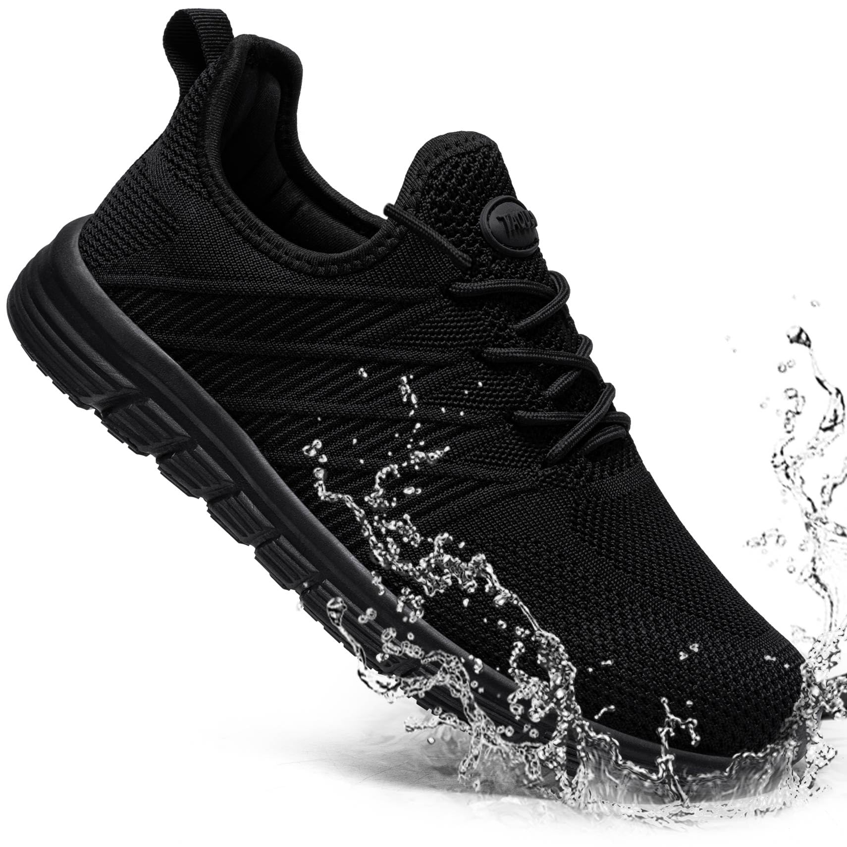 Taquco Non Slip Work Shoes for Women Slip On Sneakers, Black US 5-11 | Water Res