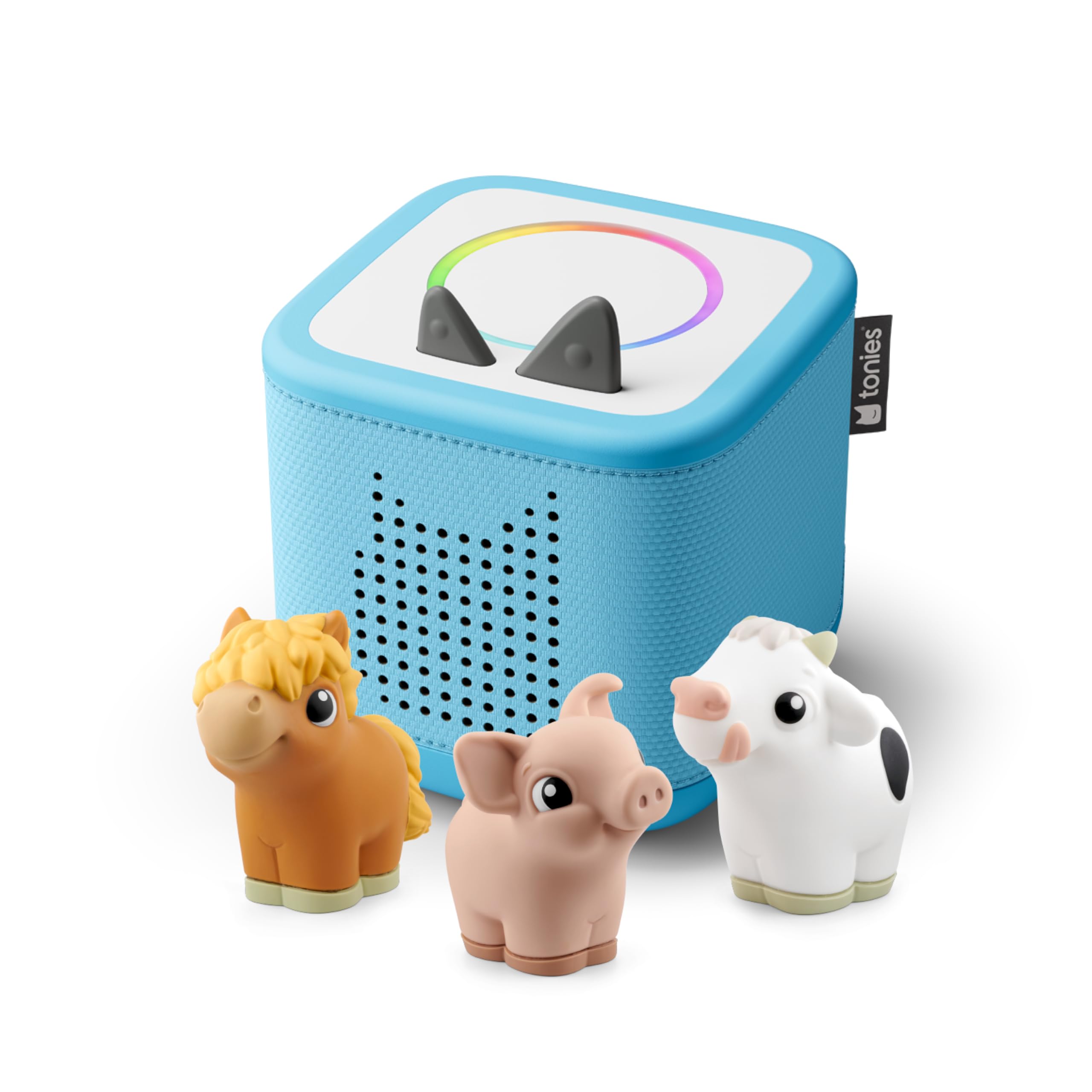 Toniebox 2 My First Farm Bundle for Kids 1+ with Soft and Squeezable Cow, Horse,