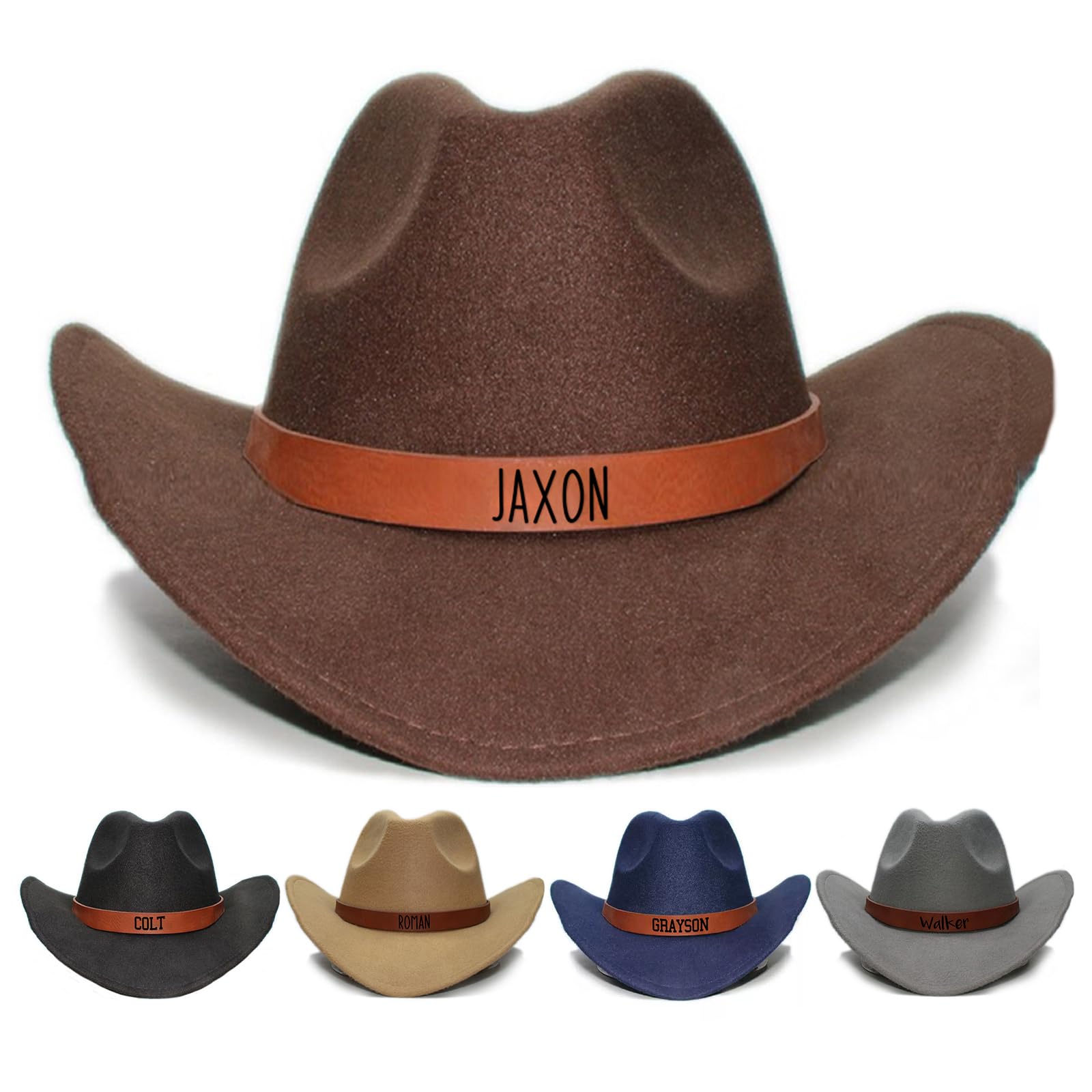 TNYKER Custom Toddler Boys Cowboy Hat Western Hat for Kids Baby Cowgirl Hat | Le