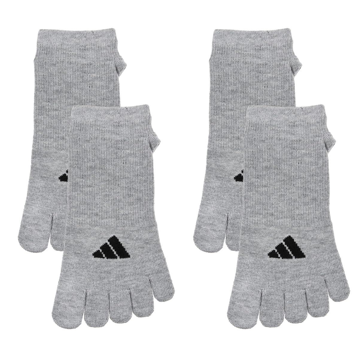 adidas(アディダス) ソックスEXCELLENT FUNCTION スニーカー丈ソックス 2足組 5本指 滑り止め付き 福助メンズ
