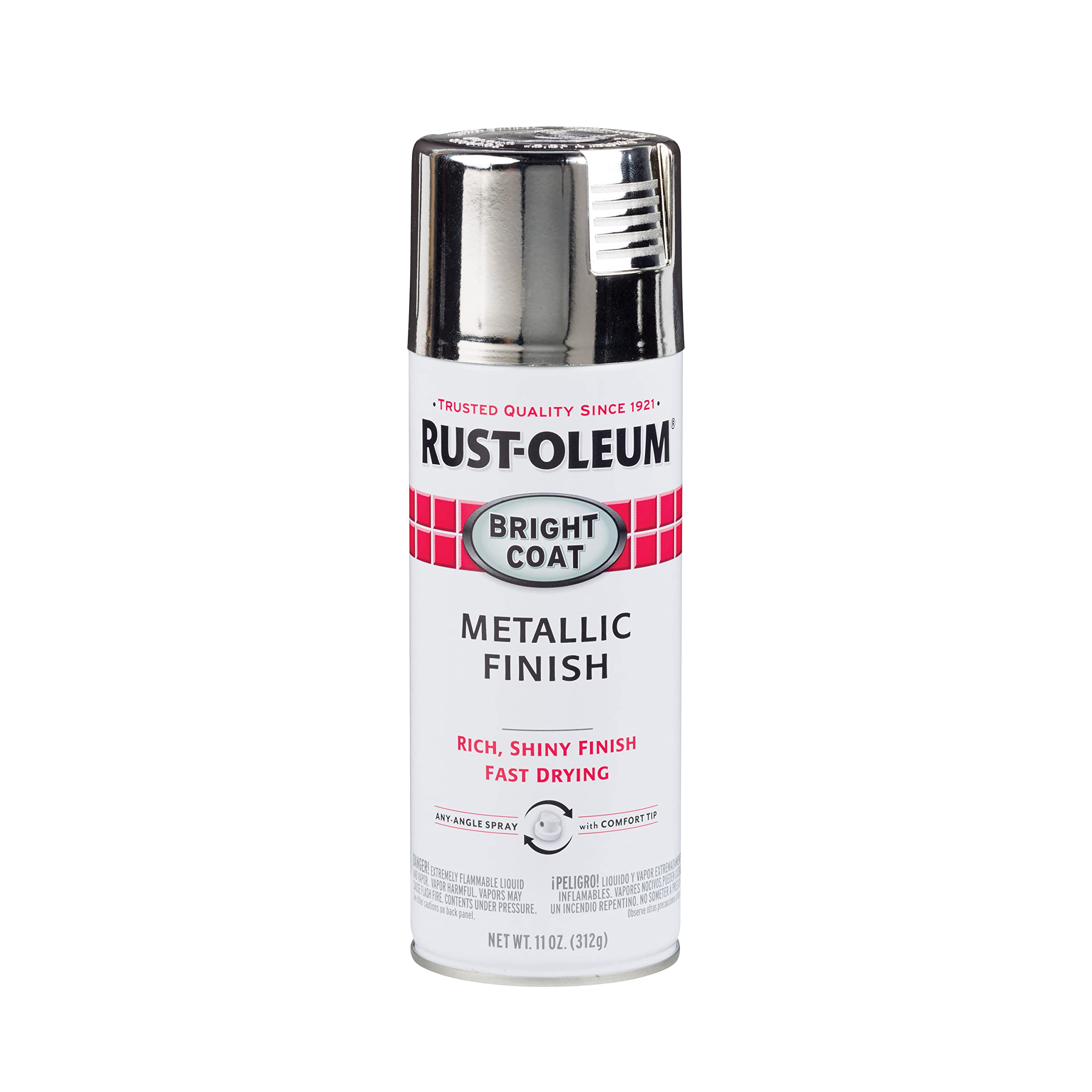 Rust-Oleum 7718830 Stops Rust Bright Coat Metallic Spray Paint, 11 Ounce (Pack o