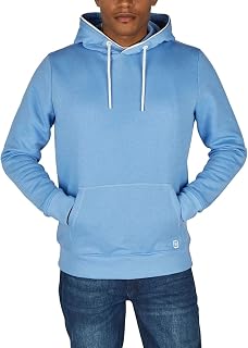 riverso RIVSandro Men's Regular Fit Hoodie Pullover Brown Red Blue Beige Black Green S M L XL XXL 3XL 4XL 5XL