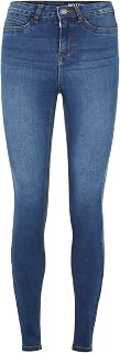 Noisy May Nmcallie Hw Skinny Blue Jeans Women's Noos
